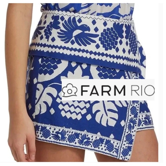 FARM Rio Dresses & Skirts - FARM Rio Jungle print wrap skirt, XS  GD1171